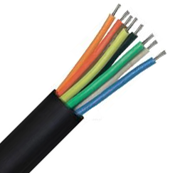 8 Core TCCA Duct Grade Alarm Cable Black 100M Dum